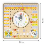 Jucarii, Calendar de ceas bord de manipulare din lemn -1, dioda.ro