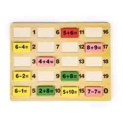 Jucarii, Blocuri matematice cu tablă educativă pentru domino -4, dioda.ro