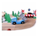 Jucării, Linie de tren din lemn 75 buc EcoToys - macheta -2, dioda.ro