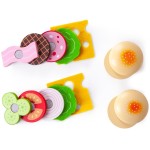 Jucarii, Jucarie Hamburger din lemn -1, dioda.ro