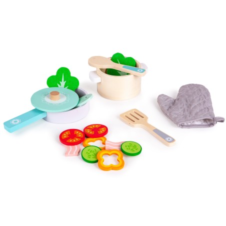 Jucarii, Set de gatit din lemn -1, dioda.ro