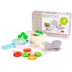 Set de gatit din lemn Jucarii, Set de gatit din lemn -1, dioda.ro