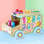 Jucarii, Mașinilor din lemn cu blocuri numerele + cifre -1, dioda.ro