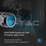 Camere Supraveghere, Cameră Exterior 3MP IP65 Bullet SKU: 8987 | VT: VT-5157 -1, dioda.ro