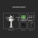 Camere Supraveghere, Cameră Exterior 3MP IP65 Bullet SKU: 8987 | VT: VT-5157 -1, dioda.ro