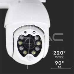 Camere Supraveghere, Cameră Wi-Fi Exterior 8 LED-uri 3MP IP65 Dom SKU: 8988 | VT: VT-5158 -9, dioda.ro