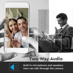 Camere Supraveghere, 1080P IP Cameră Video de Interior Ștecher EU & Funcție de Auto Urmărire SKU: 8439 | VT:  -9, dioda.ro