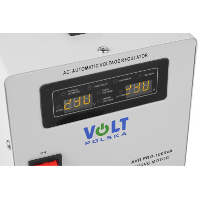 Stabilizatoare de tensiune, STABILIZATOR DE TENSIUNE SERVOMOTOR  AVR PRO 1000 (1000VA) precizie 3% -1, dioda.ro