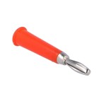 Conectori, Mufă banană 4mm 60VDC roşie neizolat Diam.cablu max: 5mm -1, dioda.ro