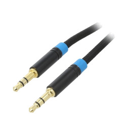 home, Cablu Jack 3,5mm 3pin mufă,din ambele părţi 2m Placare: aurit -1, dioda.ro