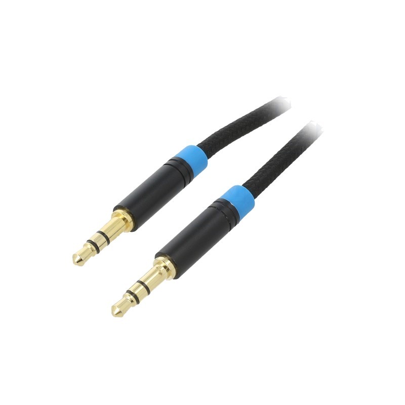 Cablu Jack 3,5mm 3pin mufă,din ambele părţi 2m Placare: aurit home, Cablu Jack 3,5mm 3pin mufă,din ambele părţi 2m Placare: aurit -1, dioda.ro