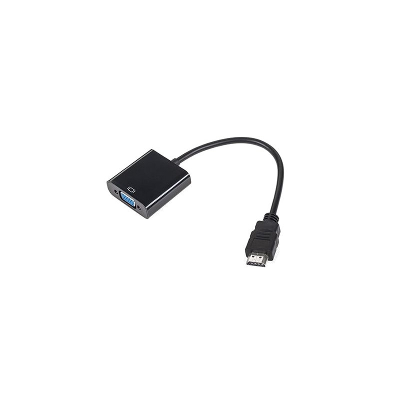 Adaptoare, ADAPTOR HDMI TATA - VGA MAMA & AUDIO -1, dioda.ro