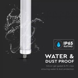 Lampi Iluminare, Lampă LED IP65 conectori la ambele capete G-SERIES 600mm 18W Alb rece -7, dioda.ro
