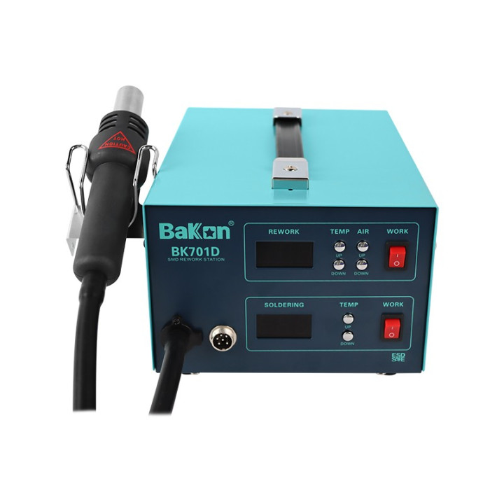 Bakon, Stație de lipit Bakon cu afișaj digital și stație aer cald 2 în 1 BK701D - versiune noua ! -4, dioda.ro