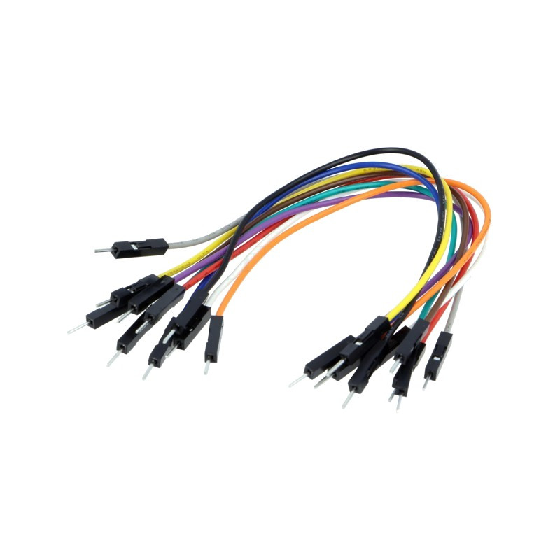 Cablu de conectare tată-tată PIN: 1 150mm Nr.buc: 10 Prototipare Rapida, Cablu de conectare tată-tată PIN: 1 150mm Nr.buc: 10 -1, dioda.ro