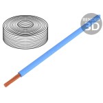 Cablu LiY litat Cu 0,25mm2 albastru PVC 900V 250m Clasa: 5 Cabluri, Cablu LiY litat Cu 0,25mm2 albastru PVC 900V 250m Clasa: 5 -1, dioda.ro