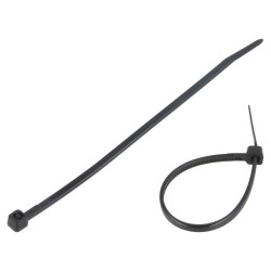 Cabluri, Colier de strângere L: 100mm W: 2,5mm poliamidă 80N neagră -1, dioda.ro