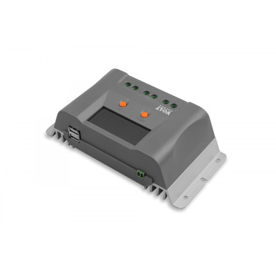 Controlere Panouri Solare, Regulator de tensiune pentru panouri fotovoltaice 10A 12V MPPT cu panou LCD VOLT POLSK -8, dioda.ro