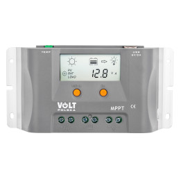 Controlere Panouri Solare, Regulator de tensiune pentru panouri fotovoltaice 10A 12V MPPT cu panou LCD VOLT POLSK -9, dioda.ro