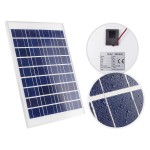 Panouri Fotovoltaice, Panou fotovoltaic solar MC4 PV POLI 18V 20W 465x350x17mm + cablu 5m -6, dioda.ro