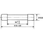 Siguranţă: siguranţă ardere rapidă 10A 60VAC 6,3x32mm alamă Siguranțe, Siguranţă: siguranţă ardere rapidă 10A 60VAC 6,3x32mm alamă -1, dioda.ro
