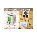 UPS centrale termice, UPS centrala termica TED Electric 900VA 500W Runtime extins utilizeaza 1 acumulator neinclu -3, dioda.ro