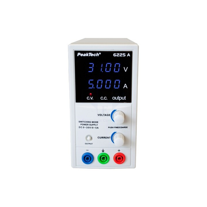 Surse reglabile de tensiune, Alimentator: de laborator pulsatoriu,canal unic 0÷30VDC 0÷5A -2, dioda.ro
