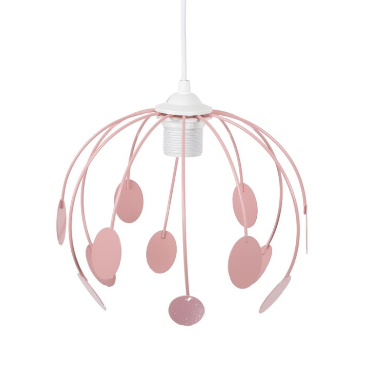 Lampi interior, Pendul Peri Drip Roz 1XE27 60W 70cm  -1, dioda.ro