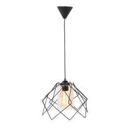 Lampi interior, Pendul Kontes Negru 1xE27 60W -1, dioda.ro