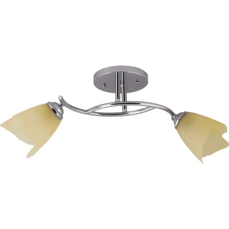 Lampi interior, Lustra Silvia Crom+Ananas 2xE27 60W -1, dioda.ro