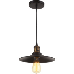 Lampi interior, Pendul Edison Bronz+Negru 1xE27 60W -1, dioda.ro
