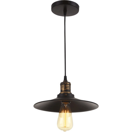 Lampi interior, Pendul Edison Bronz+Negru 1xE27 60W      -1, dioda.ro
