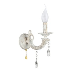 Lampi interior, Aplica Pandora Alb Vintage 1xE14 60W -1, dioda.ro