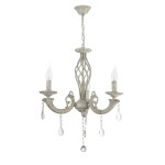 Candelabru Pandora Alb Vintage 3xE14 60W Lampi interior, Candelabru Pandora Alb Vintage 3xE14 60W -1, dioda.ro