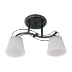 Lampi interior, Lustra Aria Crom+Alb 2xE27 60W -1, dioda.ro