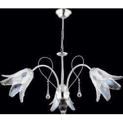 Lampi interior, Lustra Bloom Crom 3xE27 60W -1, dioda.ro
