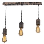 Lampi interior, Pendul Durin Negru 3xE27 40W -1, dioda.ro