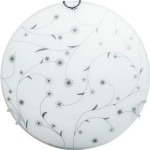 Plafoniera Flower Alb+Negru 2xE27 60W Lampi interior, Plafoniera Flower Alb+Negru 2xE27 60W -1, dioda.ro
