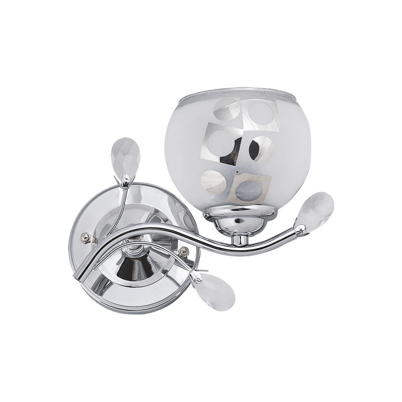 Lampi interior, Aplica Luminita Crom 1xE27 60W      -1, dioda.ro