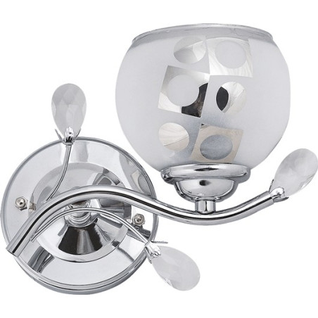 Lampi interior, Aplica Luminita Crom 1xE27 60W      -1, dioda.ro