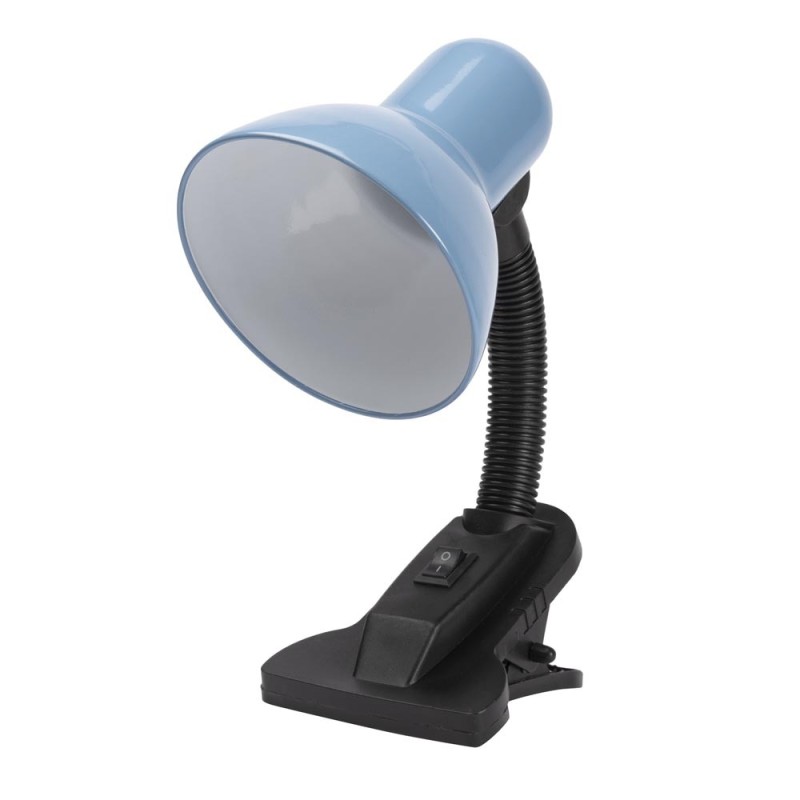 Lampi interior, Lampa Birou Clip Bleu 1xE27 60W     -1, dioda.ro
