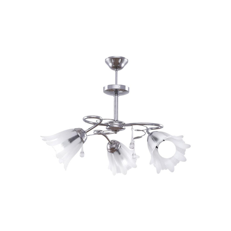 Lustra Serra Crom 3xE27 60W Lampi interior, Lustra Serra Crom 3xE27 60W -1, dioda.ro