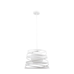 Lampi interior, Pendul Instar Alb+Crom 1xE27 40W      -1, dioda.ro