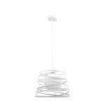 Lampi interior, Pendul Instar Alb+Crom 1xE27 40W      -1, dioda.ro