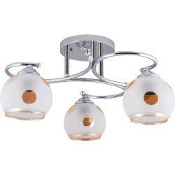 Lampi interior, Lustra Nicole Crom+Maro 3xE27 60W      -1, dioda.ro