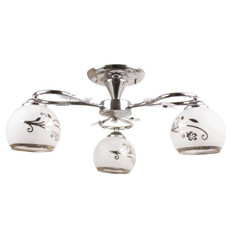 Lampi interior, Lustra Mihaelas Crom 3xE27 60W      -1, dioda.ro