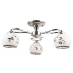 Lampi interior, Lustra Mihaelas Crom 3xE27 60W      -1, dioda.ro