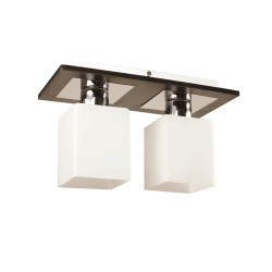 Lampi interior, Plafoniera Andra Wenge 2xE27 60W      -1, dioda.ro