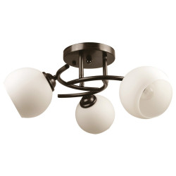 Lampi interior, Lustra Ramona Wenge+Alb 3xE27 60W      -1, dioda.ro