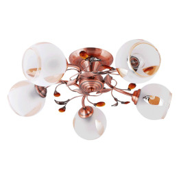 Lampi interior, Lustra Beatrice Aramiu 5xE27 60W      -1, dioda.ro